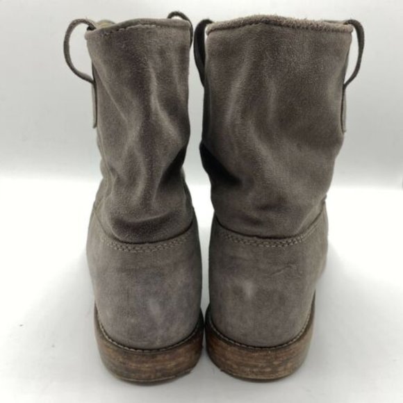 Isabel Marant Crisi Suede Ankle Boots Taupe Sz 40 - Picture 4 of 8